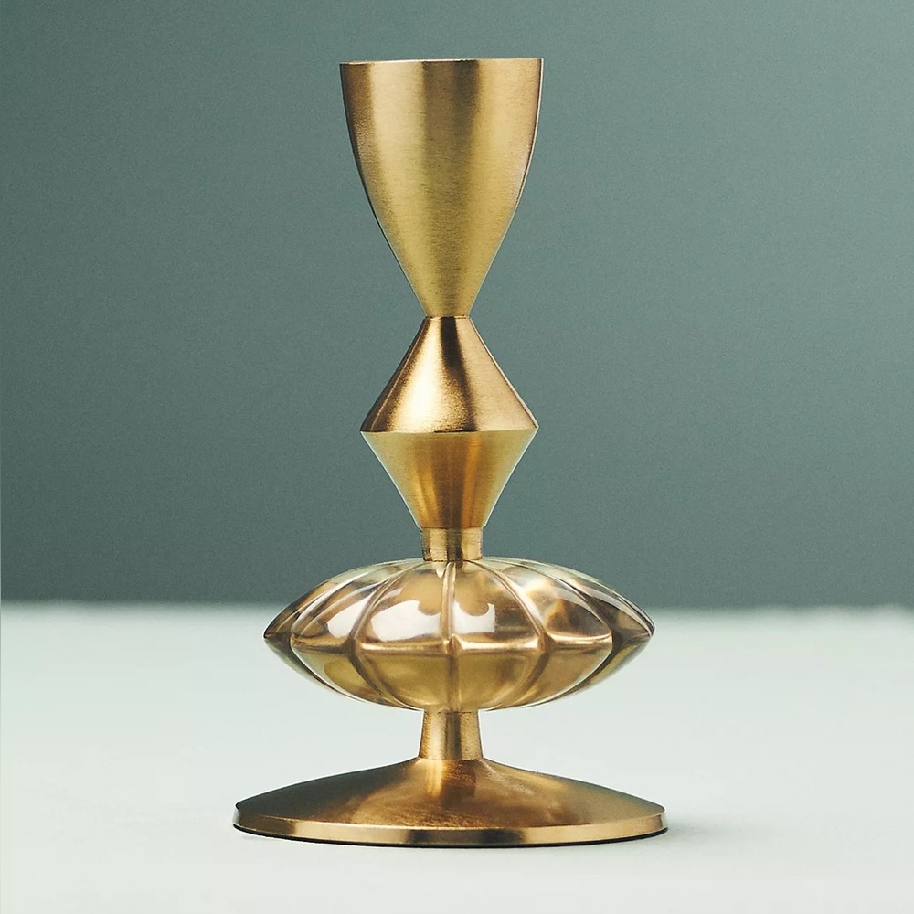 2 psc Solene Small Taper Candle Holder